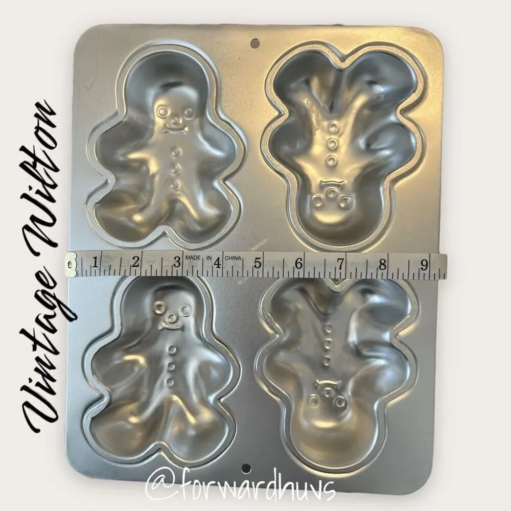 Vintage Wilton Gingerbread Cake Pan with Mini Openings